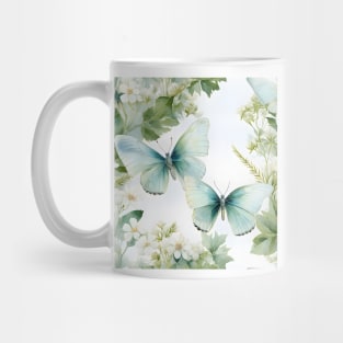 Butterflies Watercolor 2 - Cabbage Mug